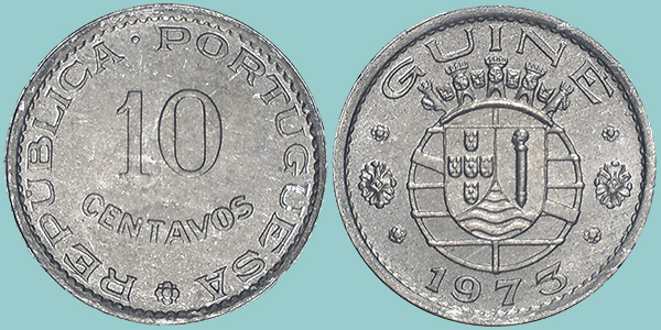 Guinea Bissau 10 Centavos 1973