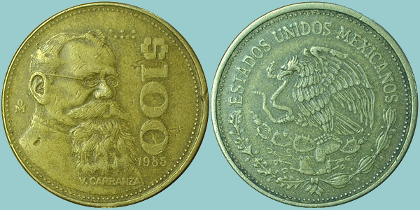 Messico 100 Pesos 1985