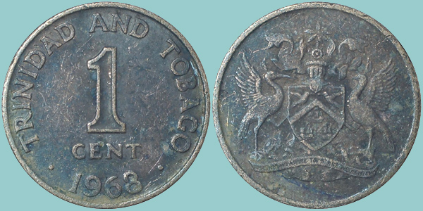 Trinidad e Tobago 1 Cent 1968