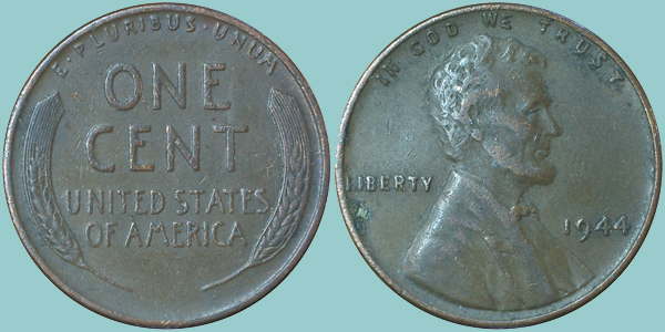 USA 1 Cent 1944