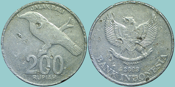 Indonesia 200 Rupiah 2003