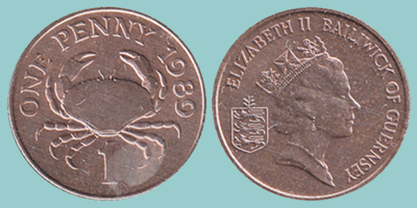 Guernsey 1 Penny 1989