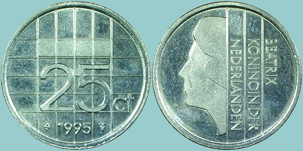 Olanda 25 Cents 1995