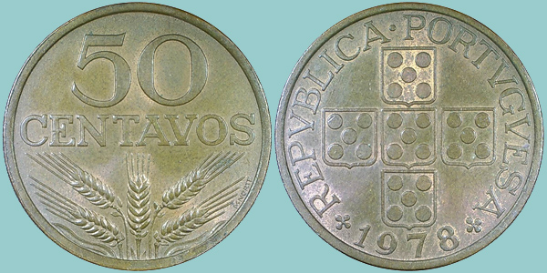 Portogallo 50 Centavos 1978