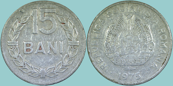 Romania 15 Bani 1975