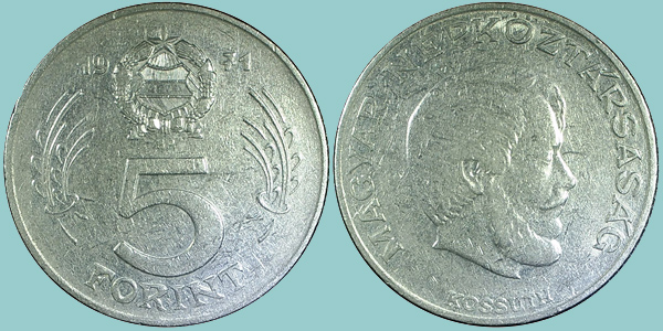 Ungheria 5 Forint 1971